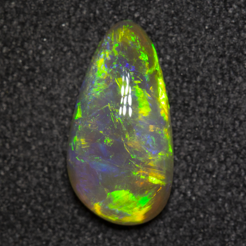 1.07 ct dark crystal opal 10.9x5.7x3mm