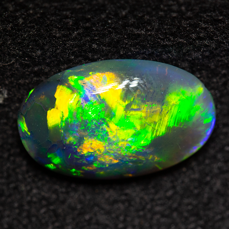 1.07 ct black opal 10.3x6.4x2.5mm