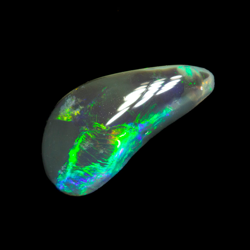 1.07 ct black opal 12.3x5.8x2.7mm