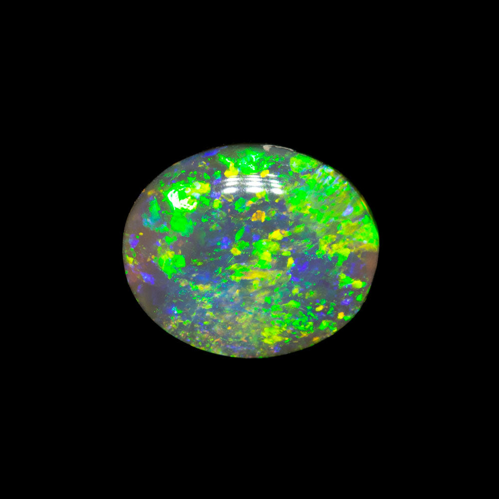 1.07 ct dark opal 7.5x6.3x3.4mm