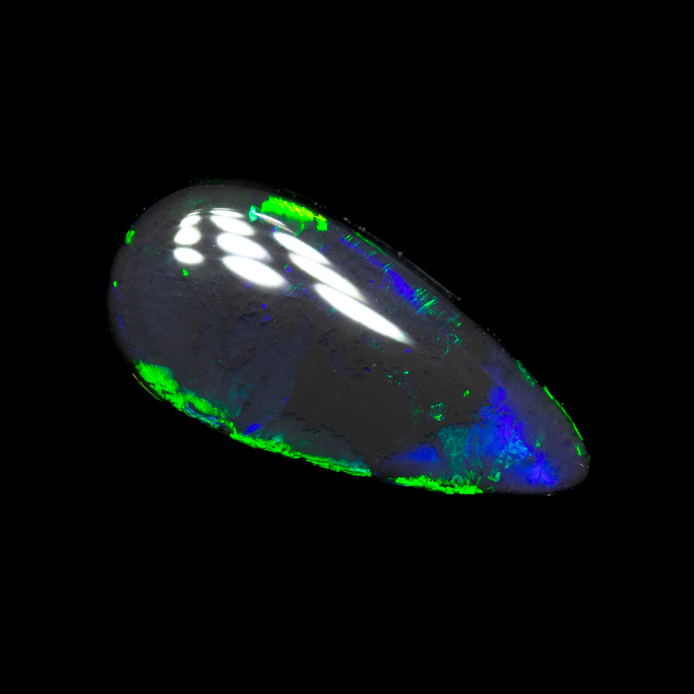 1.07 ct black opal 11x5.3x2.8mm