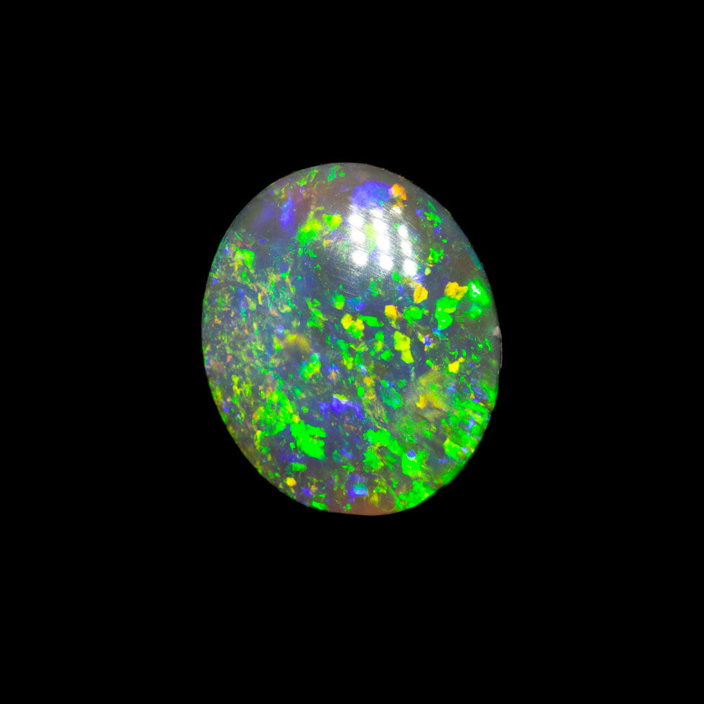 1.07 ct dark opal 7.5x6.3x3.4mm