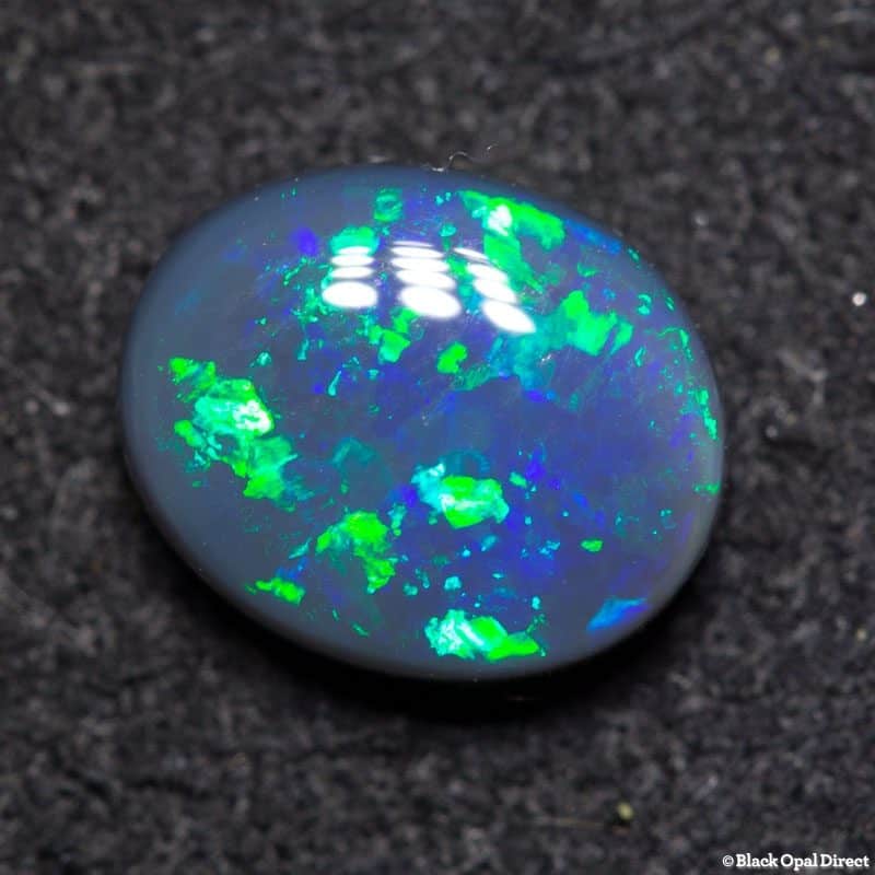 1.08 ct black opal gem 7.5x6x3mm