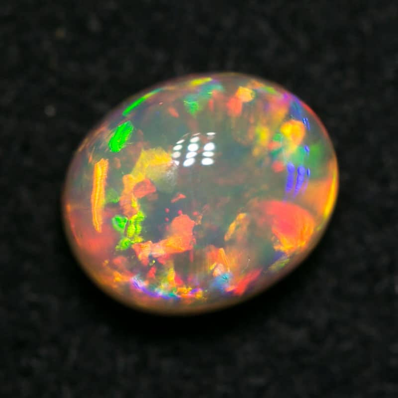 1.09ct gem crystal opal double sided 6.5x5x4.5mm