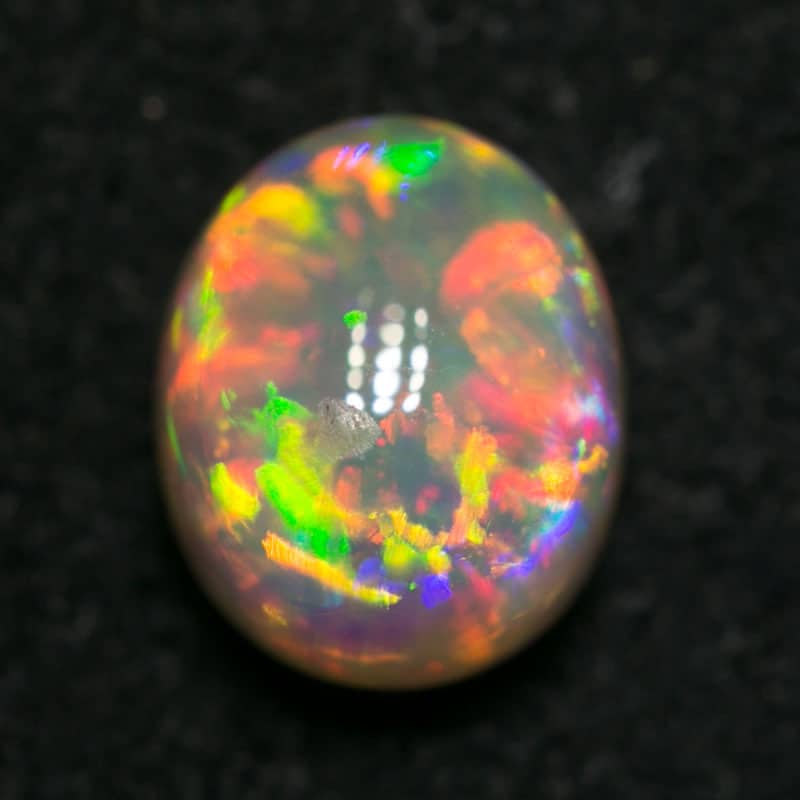 1.09ct gem crystal opal double sided 6.5x5x4.5mm