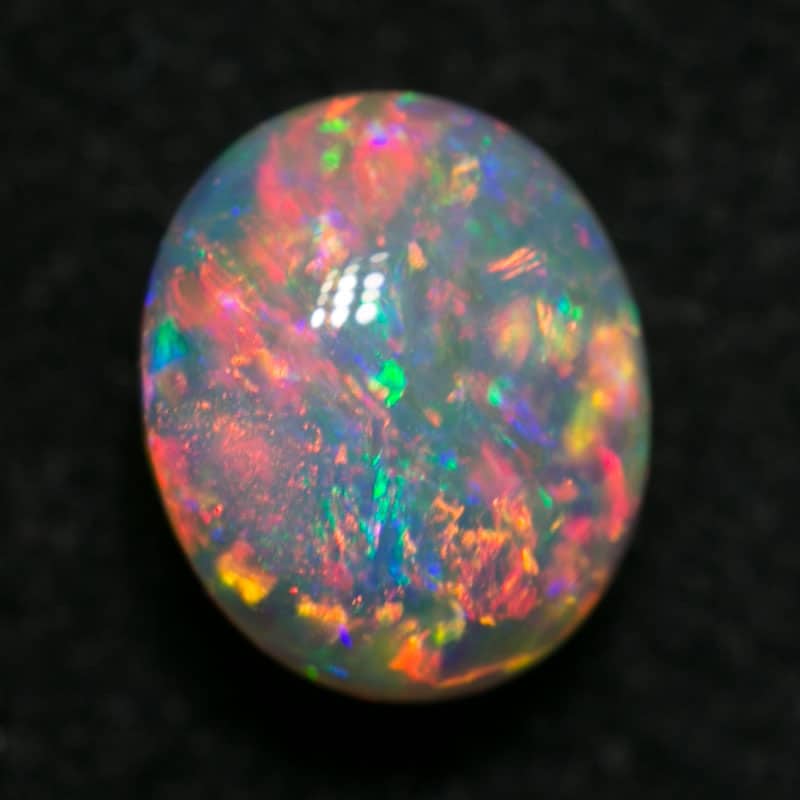 1.09ct gem crystal opal double sided 6.5x5x4.5mm
