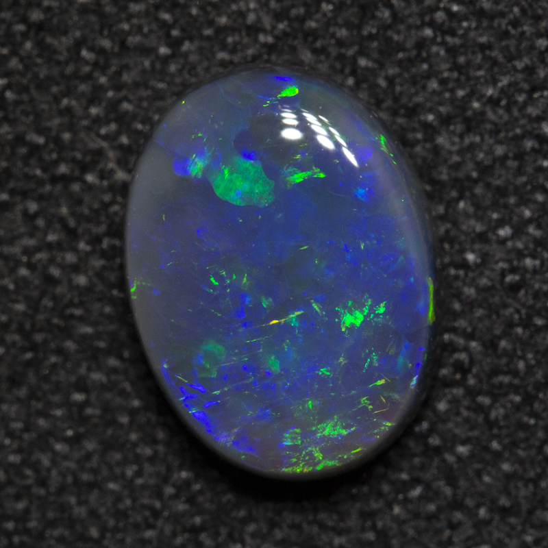 1.10 ct black opal 8.6x6.4x2.8mm