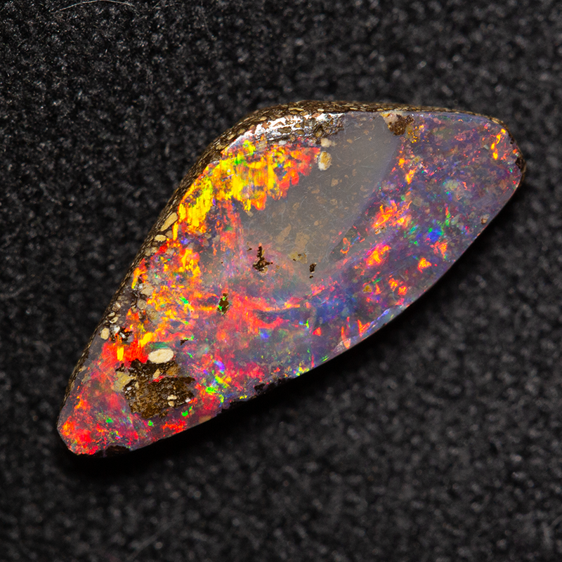 1.10 ct boulder opal 12.2x5.6x2.3mm