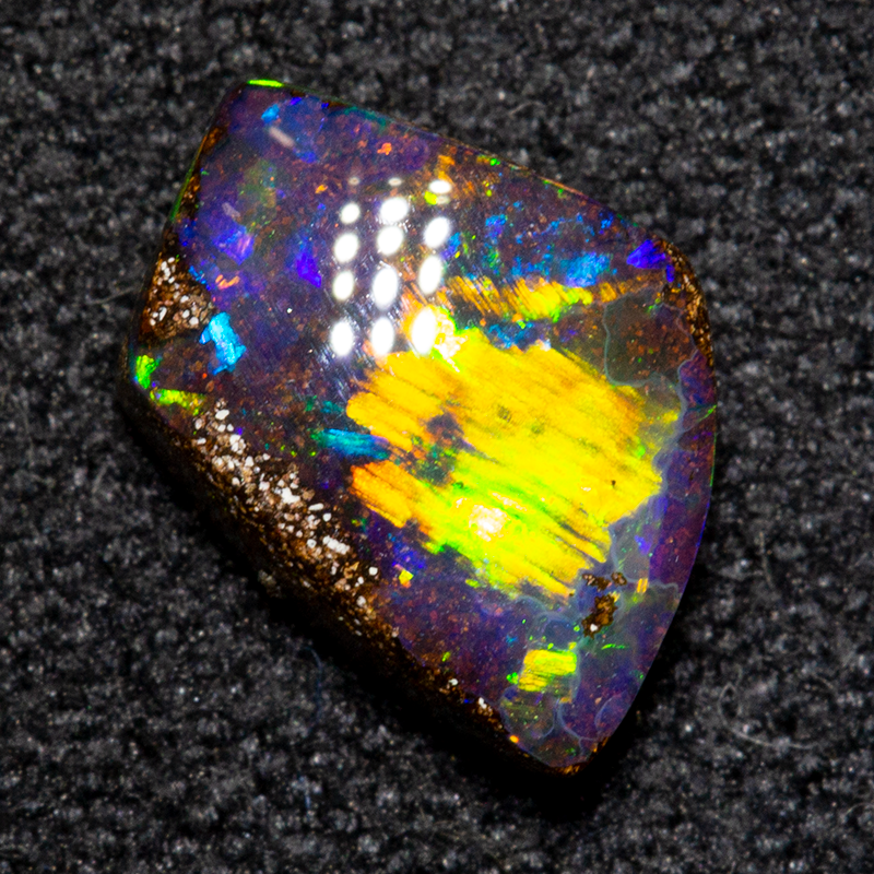 1.11 ct boulder opal 7.1x5.8x2.6mm
