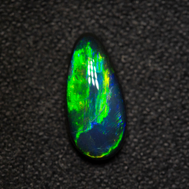 1.12 ct black opal 10.4x5x3.6mm
