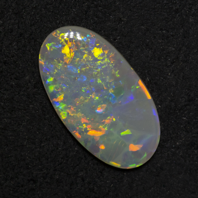 1.12 ct dark opal 13.2x7.3x1.8mm
