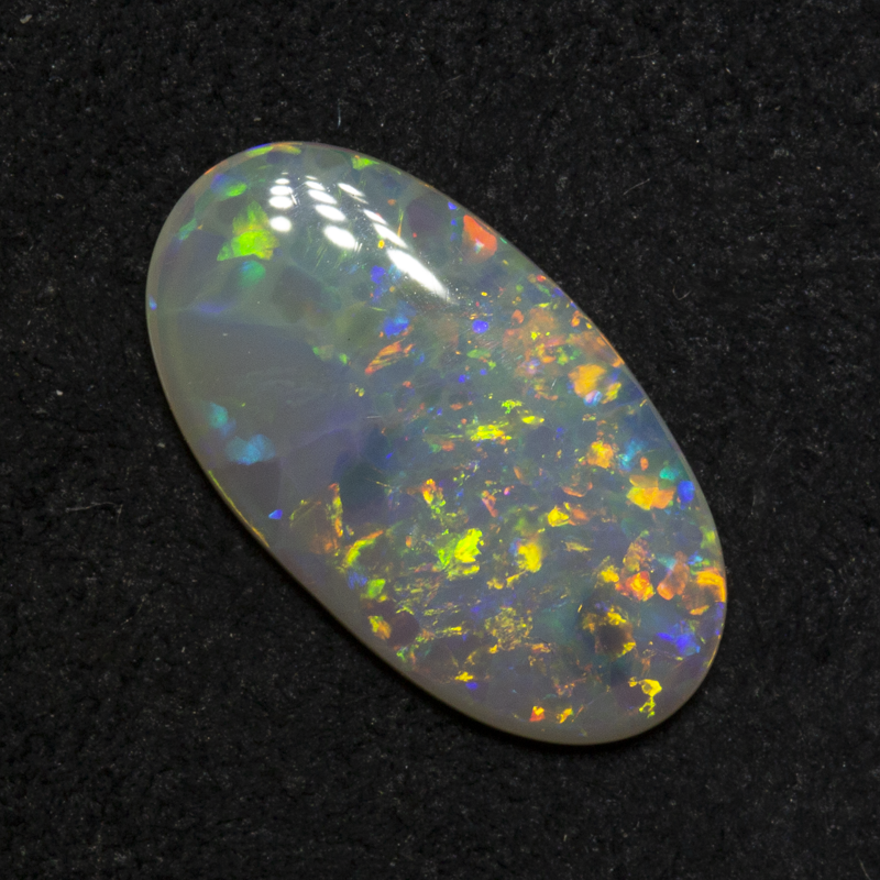 1.12 ct dark opal 13.2x7.3x1.8mm