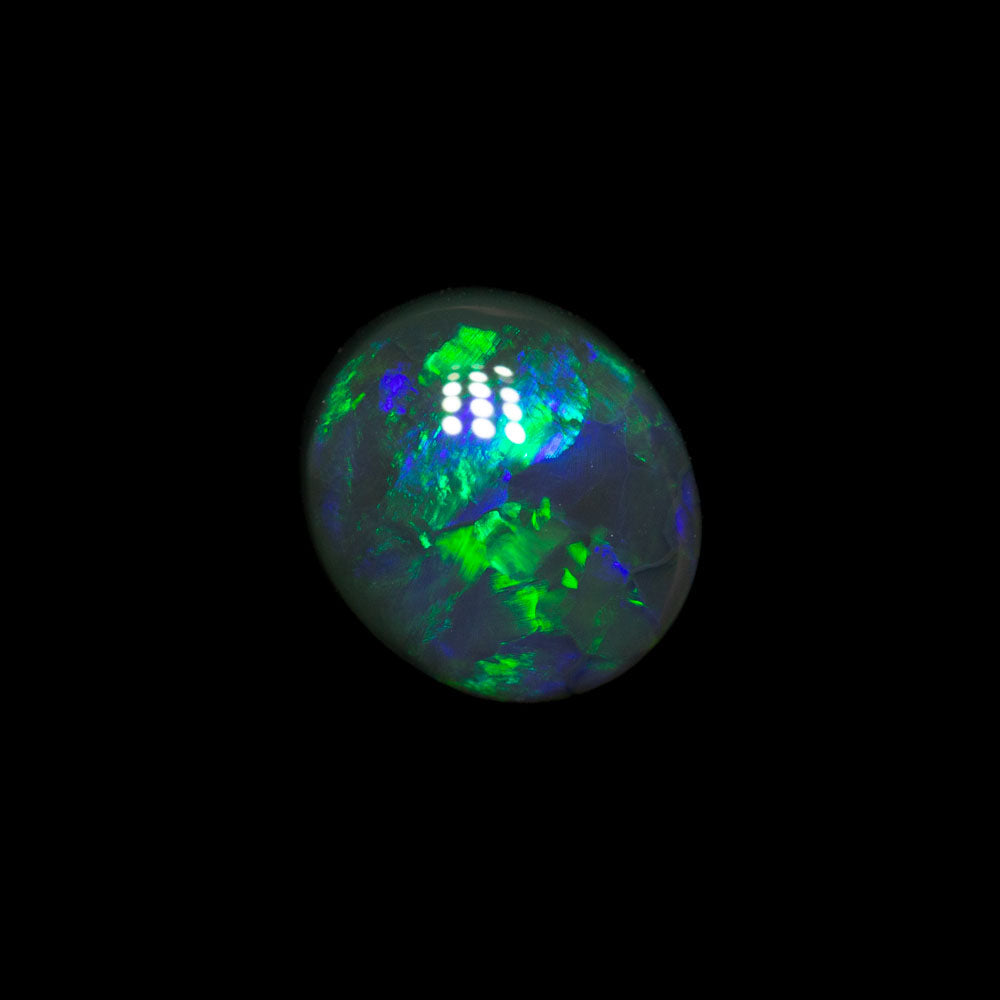 1.12 ct black opal 7.5x6.7x3.2mm