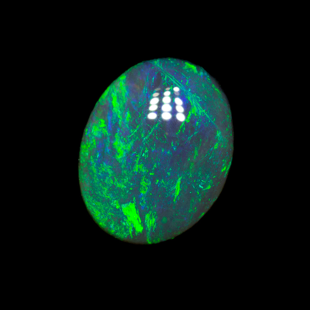 1.12 ct black opal 8.8x7x2.9mm