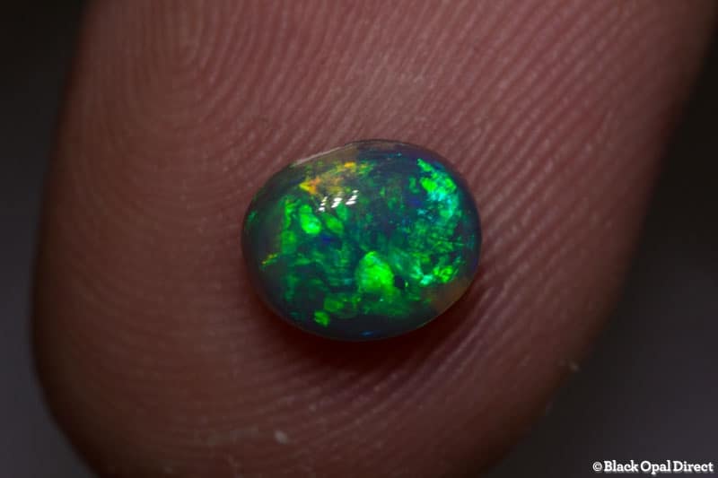 1.12 ct black opal 7x5.5x4mm
