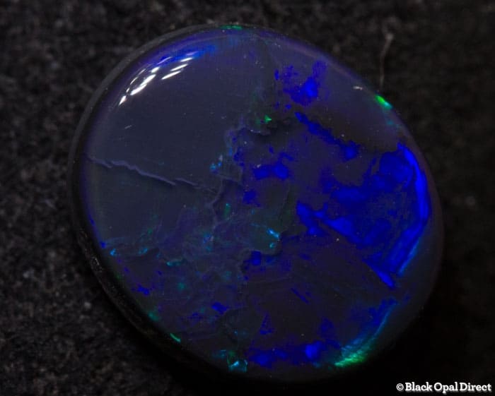 1.12 ct black opal 9x7.5x3.5mm