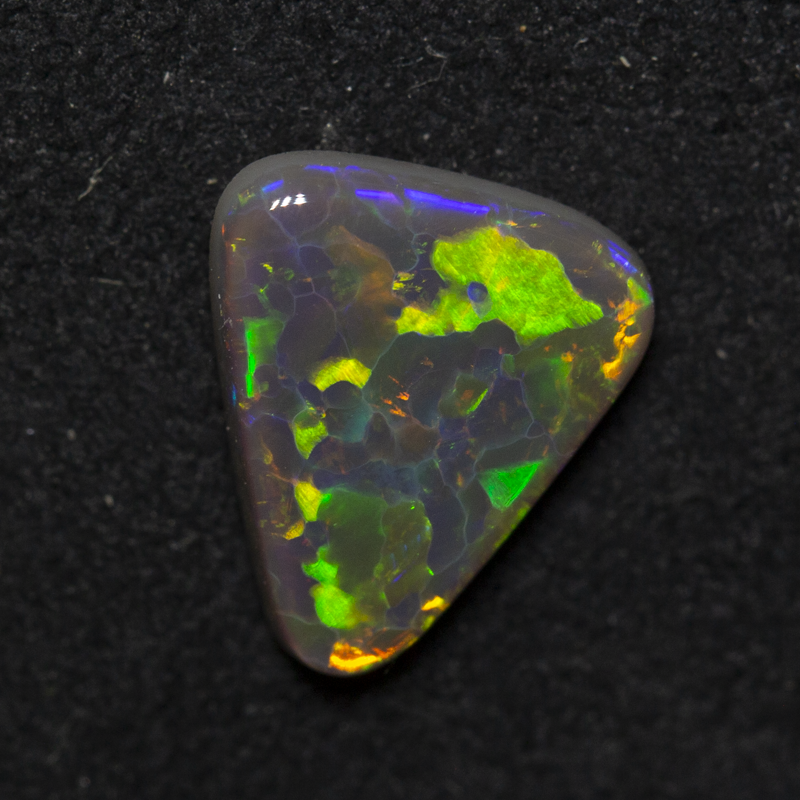 1.13 ct black opal 9.4x8.2x2.5mm
