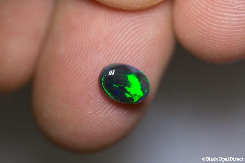 1.13 ct black opal 8x5.5x3.5mm
