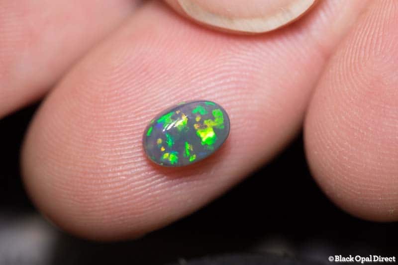 1.13 ct semi black opal 8x5x3mm