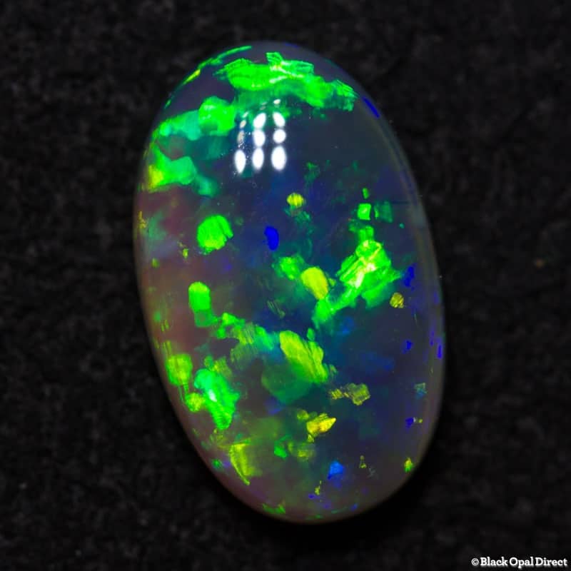 1.15 ct black opal gem 9x6x3mm