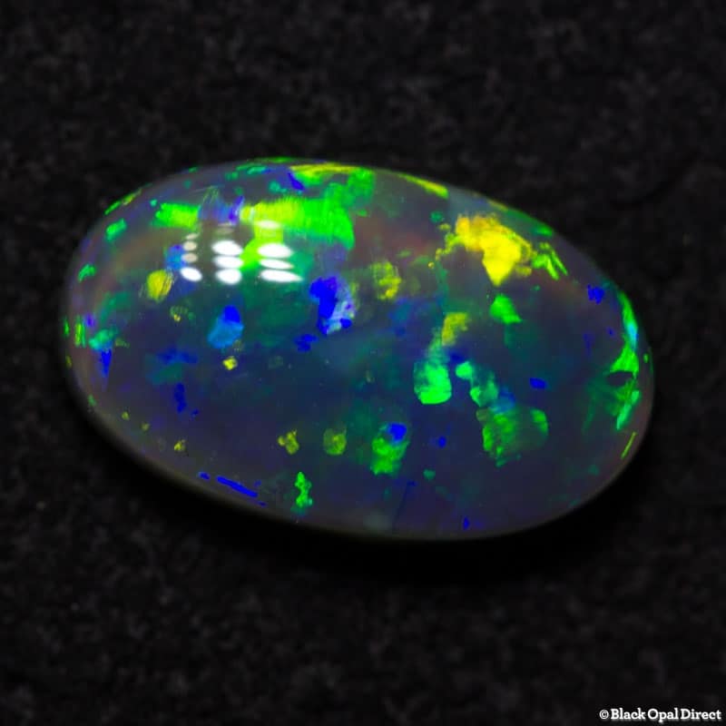 1.15 ct black opal gem 9x6x3mm