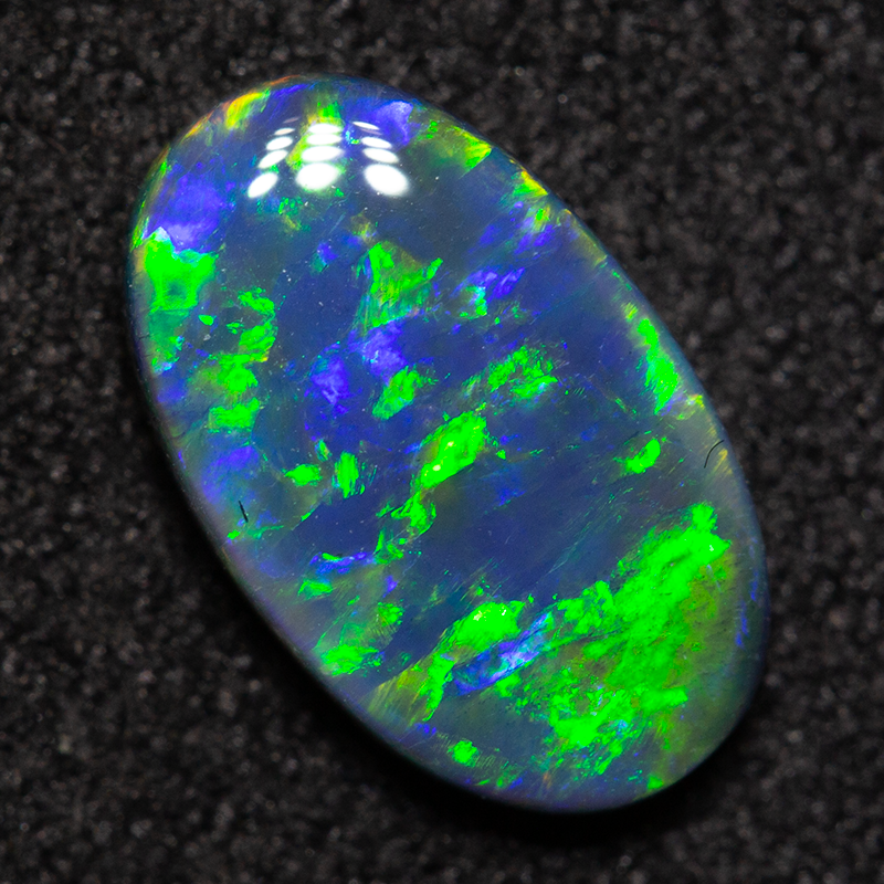 1.16 ct gem black opal 10x6x2.5mm