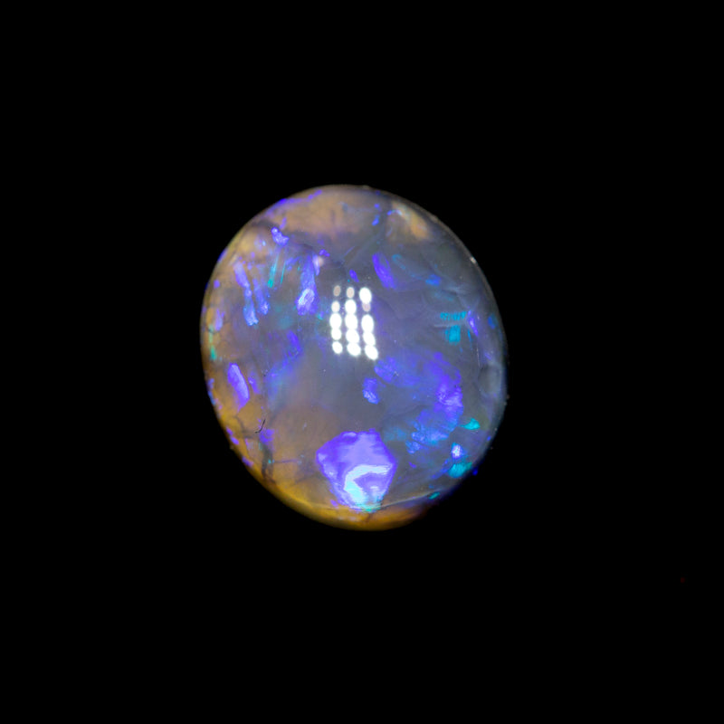 1.16 ct black opal 7.9x6.9x3.4mm