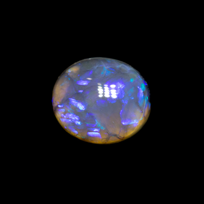 1.16 ct black opal 7.9x6.9x3.4mm