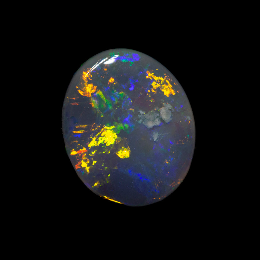 1.18 ct black opal 9.3x7.6x2.5mm