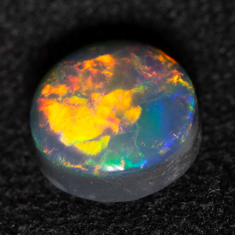 1.19 ct dark opal 7x6.6x3.8mm