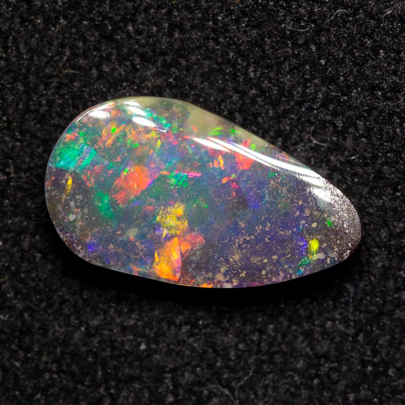 1.22 ct boulder opal 9.7x5.4x2.6mm