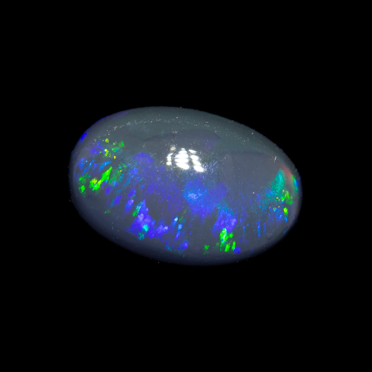 1.25 ct black opal 9.2x6.1x3.5mm