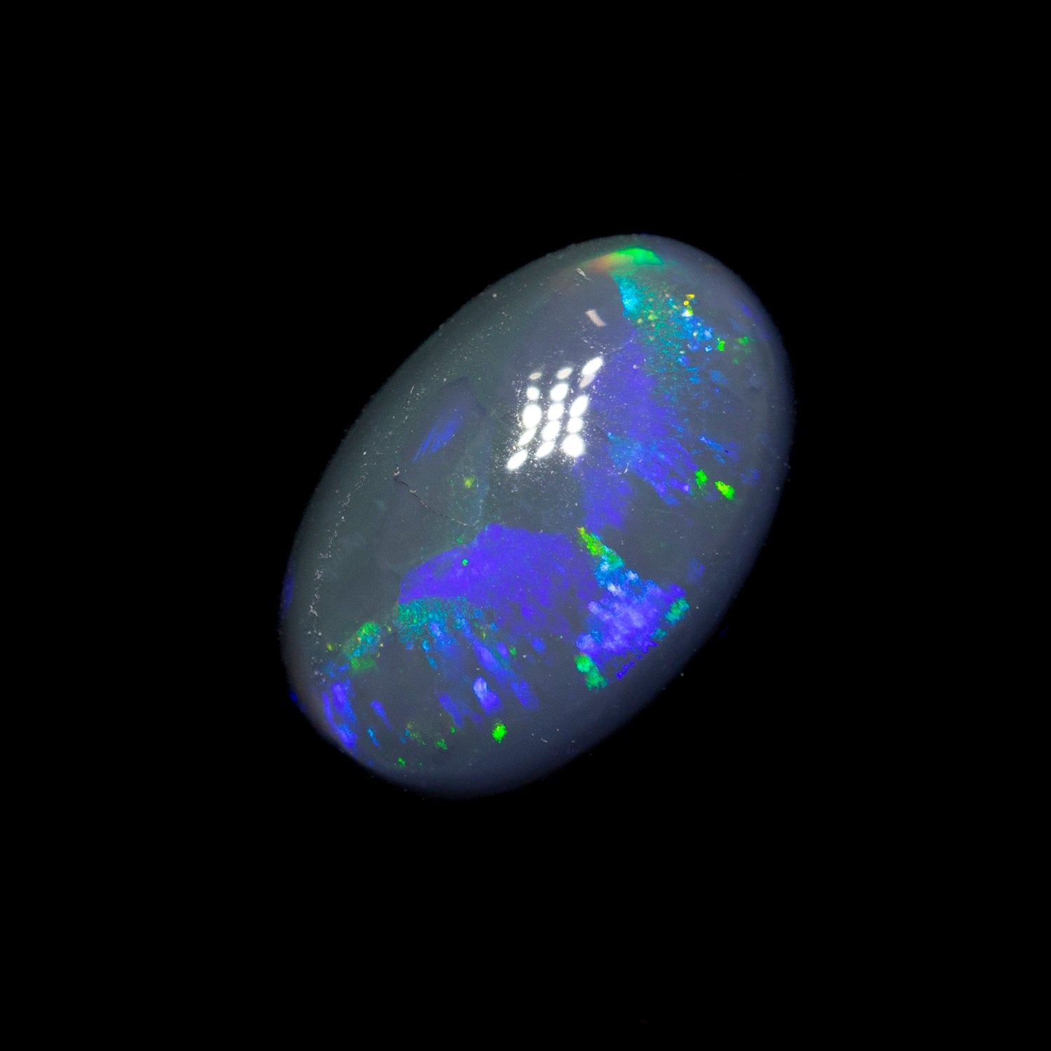 1.25 ct black opal 9.2x6.1x3.5mm