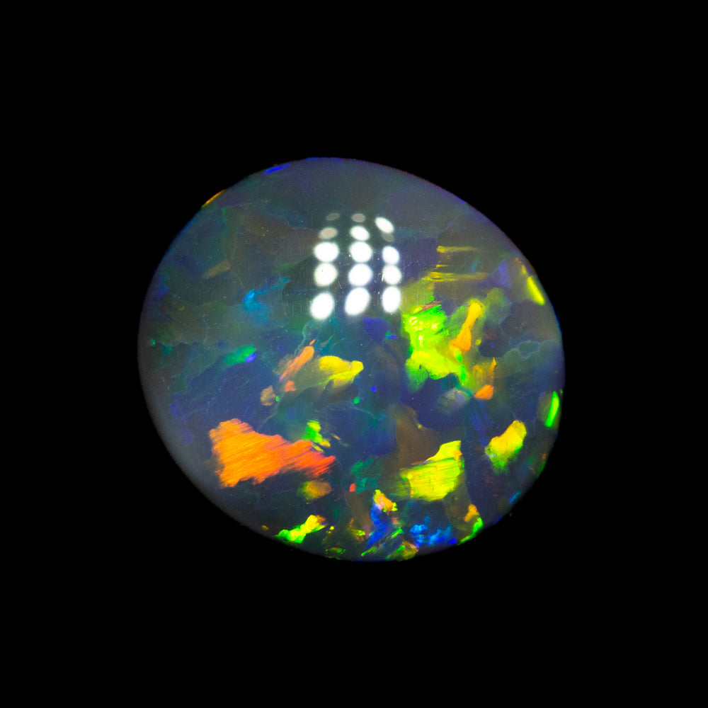 1.27 ct black opal 8.7x7.9x2.8mm
