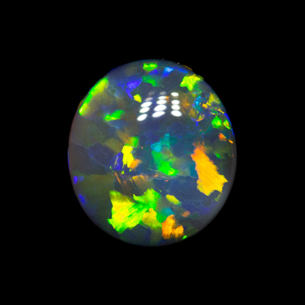1.27 ct black opal 8.7x7.9x2.8mm