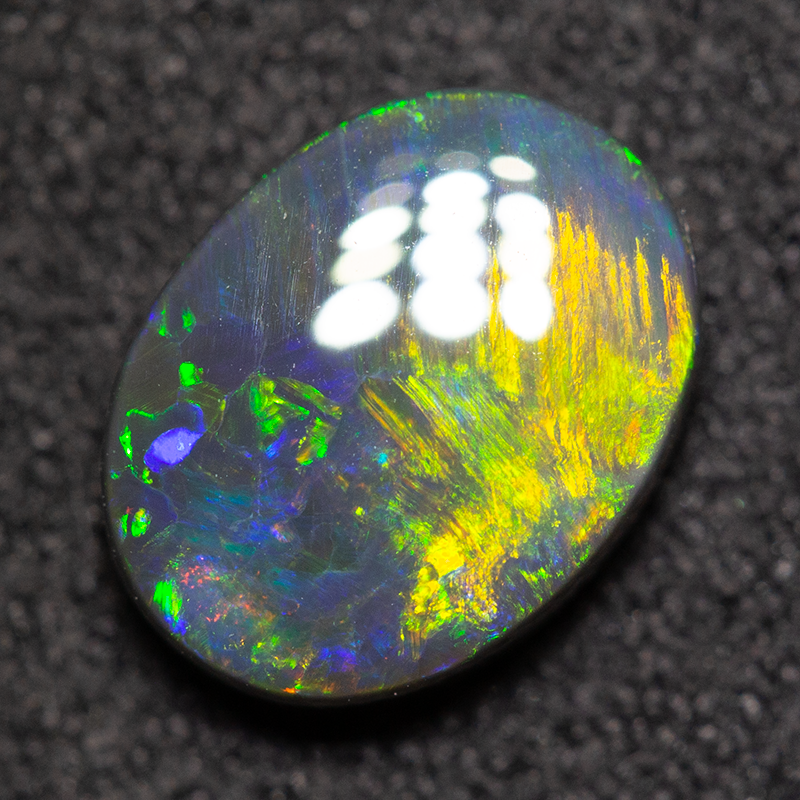 1.28 ct black opal 9.2x7x3mm