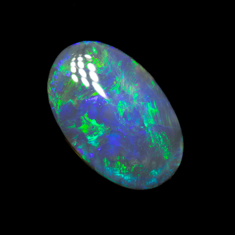 1.29 ct black opal 12.6x8.1x2mm