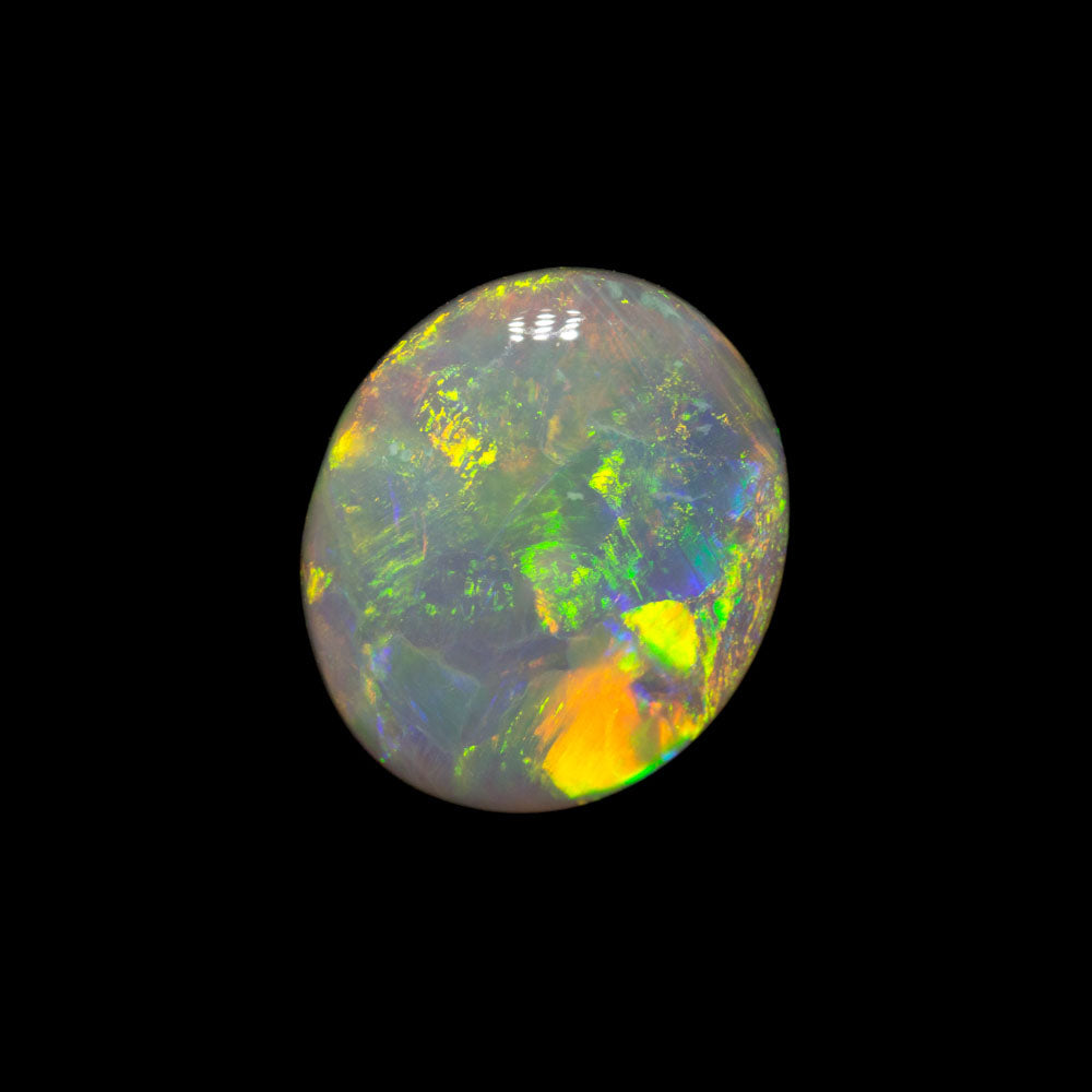 1.30 ct dark opal 9.7x8.3x2.5mm