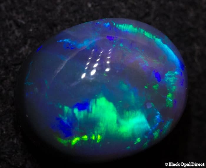 1.30 ct black opal 8x6.5x4mm