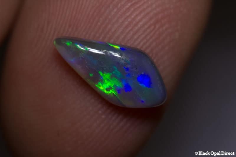 1.30 ct semi black opal 13x6x3mm