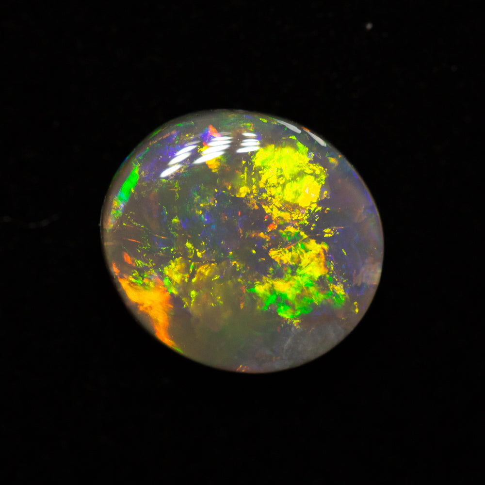 1.31 ct dark opal 8.3x7.5x3.1mm