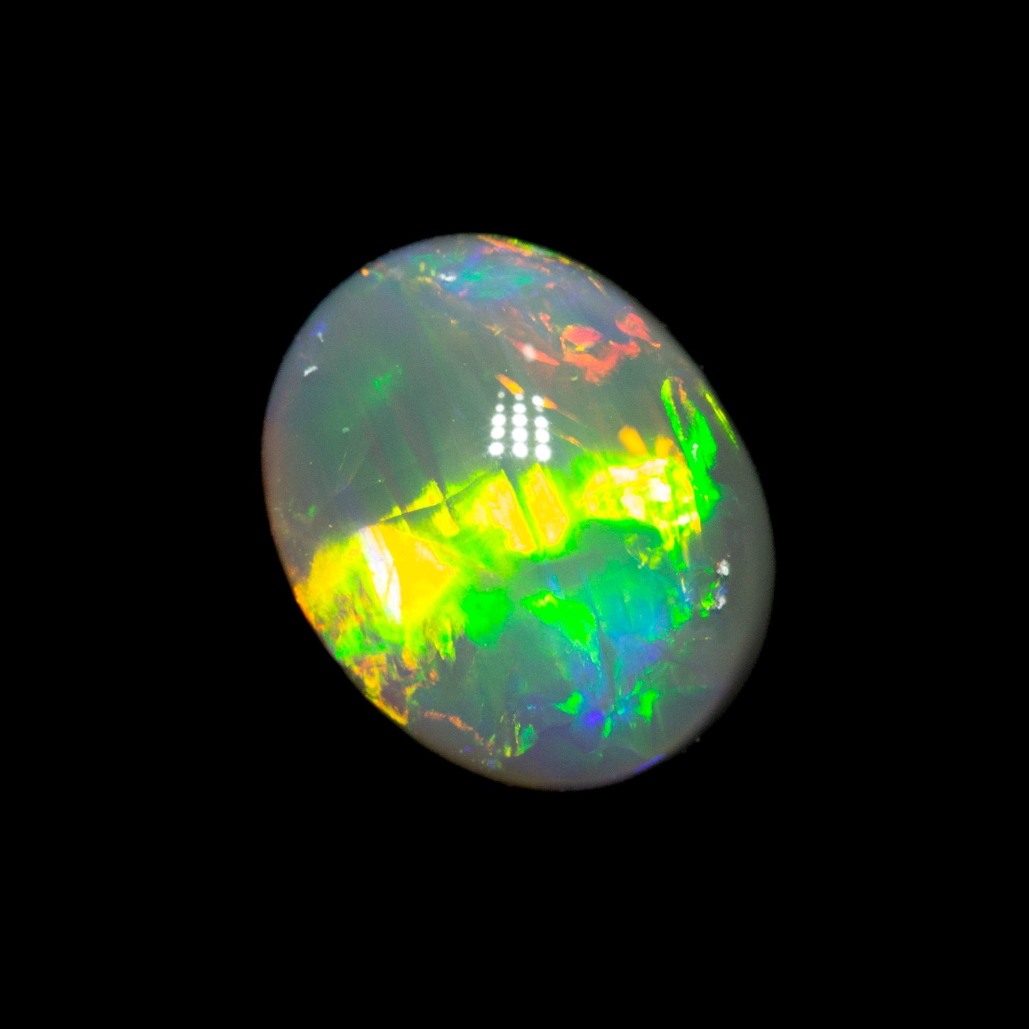 1.31 ct gem black opal 7.9x6.4x4.3mm
