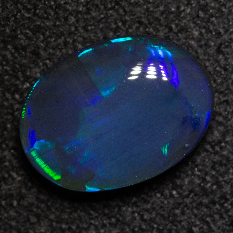 1.31 ct black opal 9x6.7x3.4mm