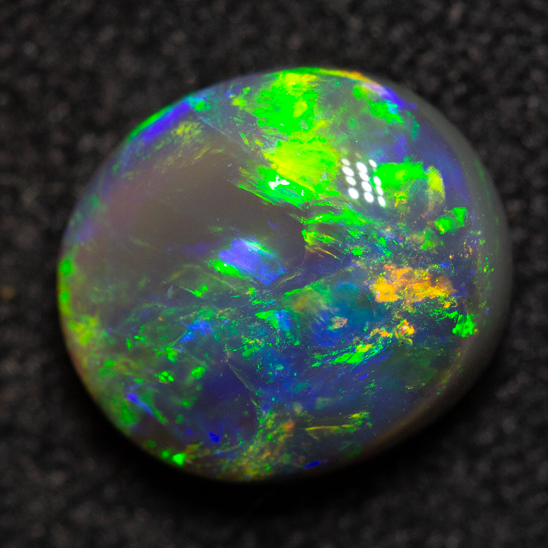 1.32 ct black opal 7.9x6.9x4.1mm