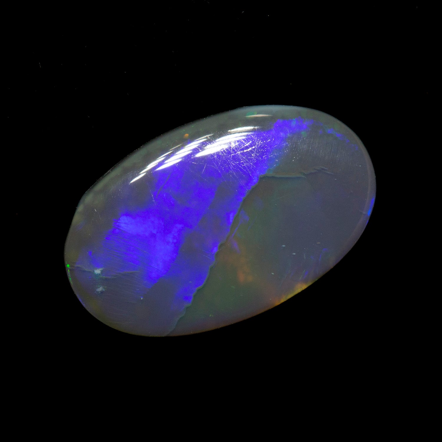 1.32 ct black opal 12.9x8x1.8mm