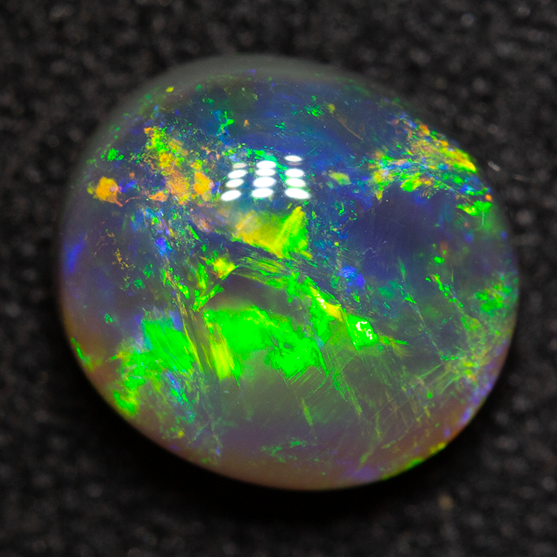 1.32 ct black opal 7.9x6.9x4.1mm