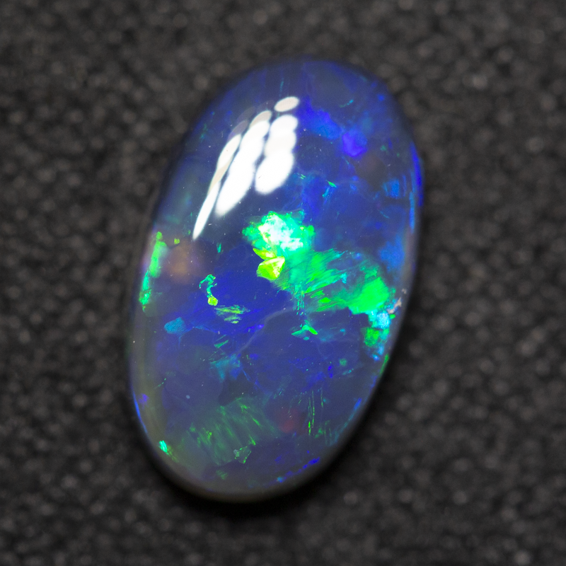 1.33 ct black opal 10x6x3.2mm