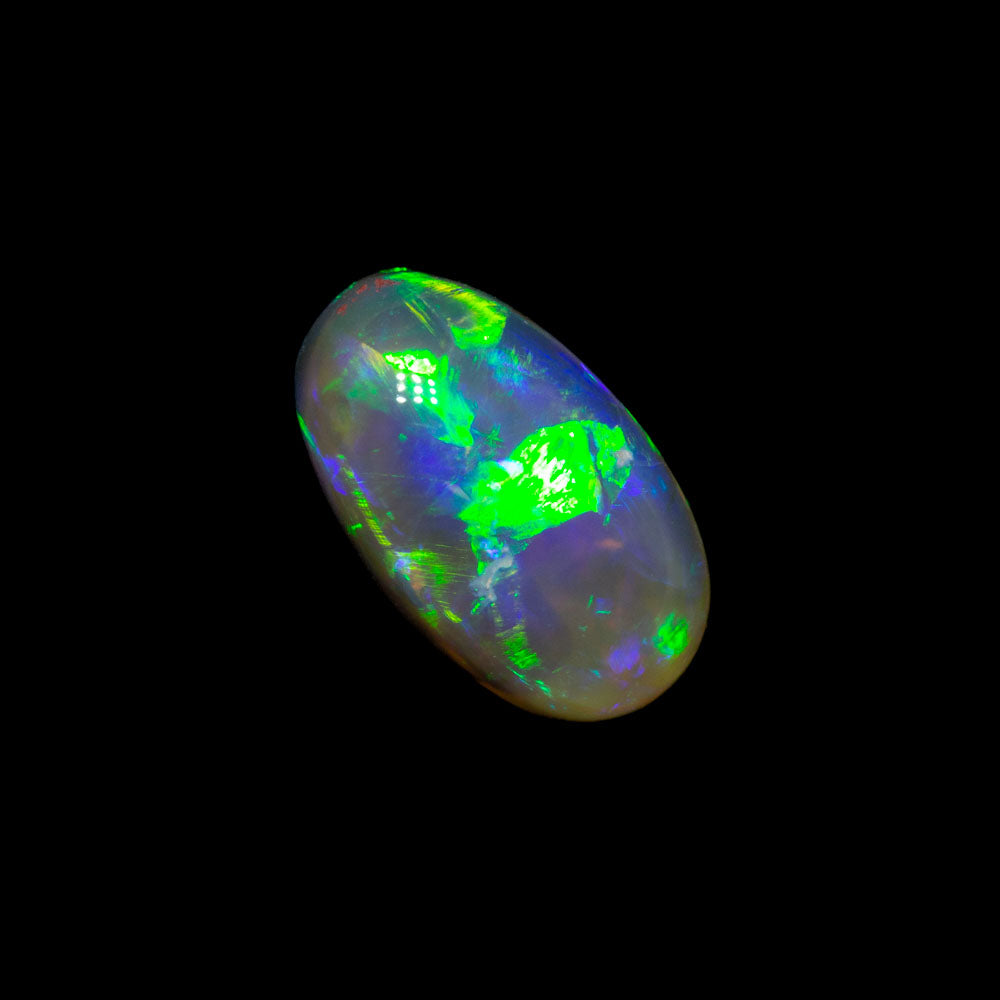 1.33 ct dark crystal opal 9x5x4.5mm