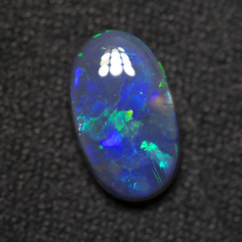 1.33 ct black opal 10x6x3.2mm