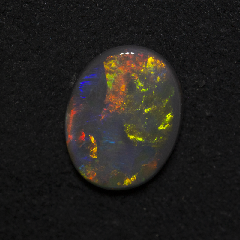 1.34 ct black opal 10.4x8x2.4mm